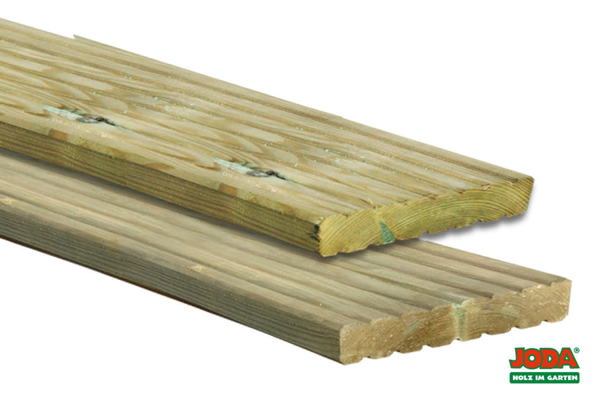 Komplett-Terrasse KDI beids. genutet 4x3 m 4,00 x 3,00 m