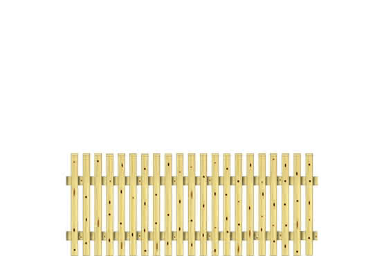 Lattenzaun 200x80cm KDI grün 200 x 80 cm | KDI grün