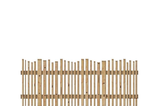 Lattenzaun Vario 200x80 cm Lärche/Douglasie naturbelassen 200 x 80 cm | Lärche/Douglasie