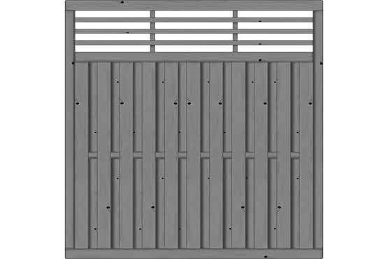 Sichtschutzelement Locarno 180x180 cm Fichte Granit ca. 180x180 cm | Fichte Granit