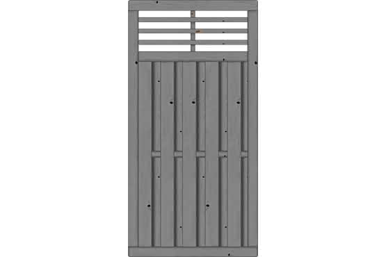 Sichtschutzelement Locarno 90x180 cm Fichte Granit ca. 90x180 cm | Fichte Granit