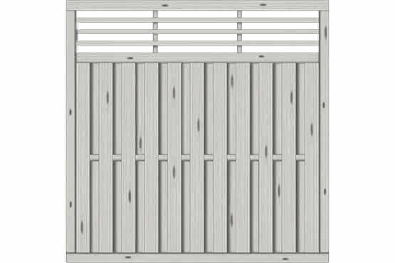Sichtschutzelement Locarno 180x180 cm Fichte Grau ca. 180x180 cm | Fichte Grau