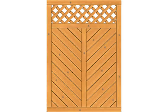 Sichtschutzelement Lugano 120x180 cm mit Rankgitter Fichte Pinie 120 x 180 cm mit Rankgitter