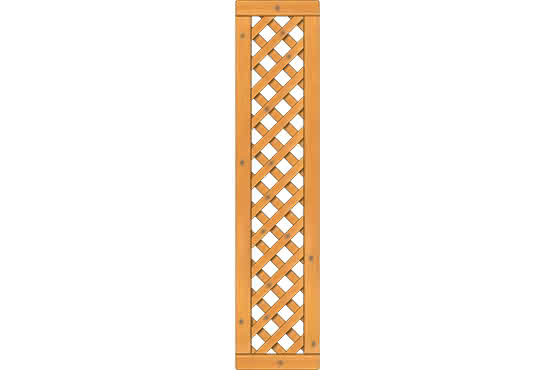 Rankzaun Lugano 41x180 cm Rankzaun Fichte Pinie 41 x 180 cm Rankzaun