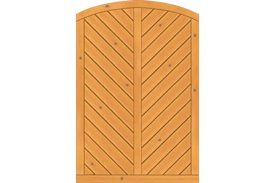 Dichtzaun Lyon 120x180/165 cm geschlossen Fichte Pinie 120 x 180/165 cm geschlossen | Fichte Pinie