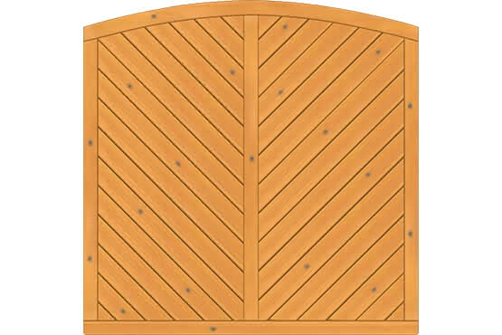 Dichtzaun Lyon 180x180/165 cm geschlossen Fichte Pinie 180 x 180/165 cm geschlossen | Fichte Pinie