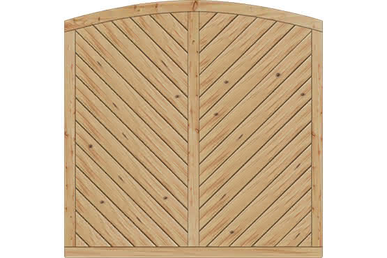 Dichtzaun Lyon 180x180/165 cm geschlossen Lärche naturbelassen 180 x 180/165 cm geschlossen | Lärche/Douglasie