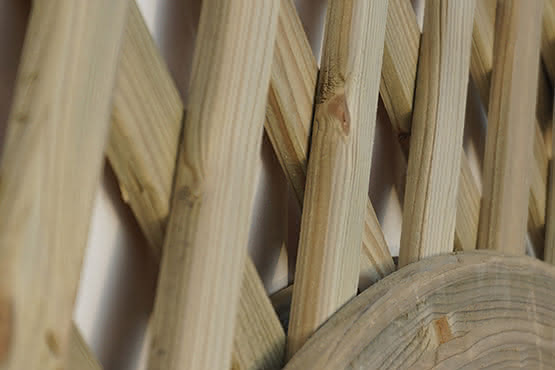 Dichtzaun Lyon 100x180/165 cm Tür mit Rankgitter KDI 100 x 180/165 cm Tür mit Rankgitter | KDI