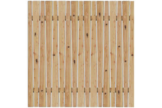 Sichtschutzzaun Manoa Lärche naturbelassen 180x180 cm ca. 180 x 180 cm | Lärche naturbelassen