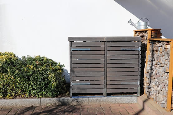 Mülltonnenbox Rhombus Duo 2 x 240 L. 