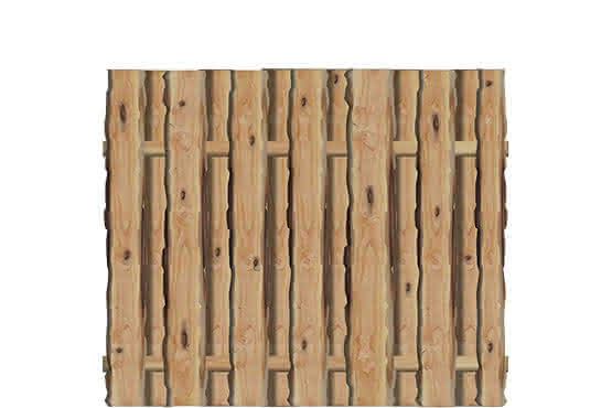 Sichtschutz Ponderosa 180x150 cm Lärche gehobelt naturbelassen ca. 180 x 150 cm | Lärche natur gehobelt