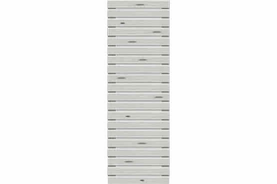 Rhombuszaun 60 x 180 cm | Fichte Grau