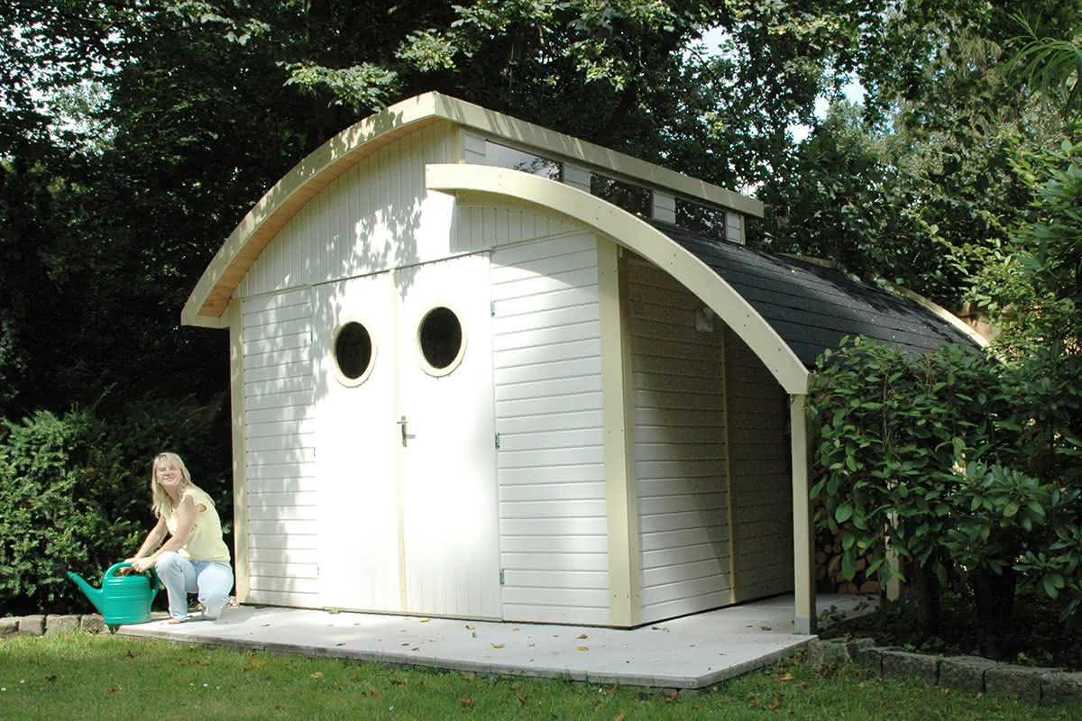 Gerätehaus Zubehör Schleppdach 