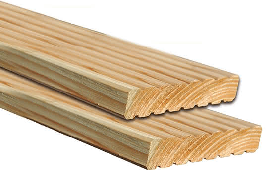 Terrassendiele Lärche natur genutet 27x145 mm 