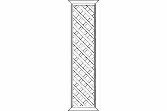 Joda® Easy weiß Sichtschutzzaun Kunststoff Rankgitter 50x180 cm gerade 50x180 cm