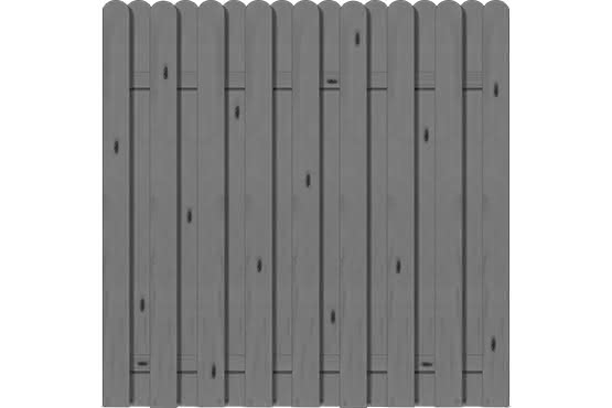 Bohlenzaun Vitoria 180x180 cm Fichte Granit ca. 180 x 180 cm | Fichte Granit