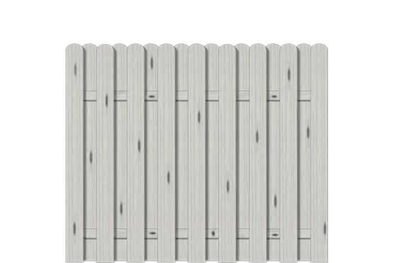 Bohlenzaun Vitoria 180x150 cm Fichte Grau ca. 180 x 150 cm | Fichte Grau