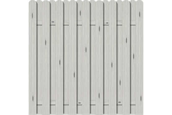 Bohlenzaun Vitoria 180x180 cm Fichte Grau ca. 180 x 180 cm | Fichte Grau