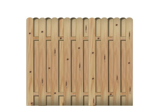 Bohlenzaun Vitoria 180x150 cm Lärche naturbelassen ca. 180 x 150 cm | Lärche naturbelassen