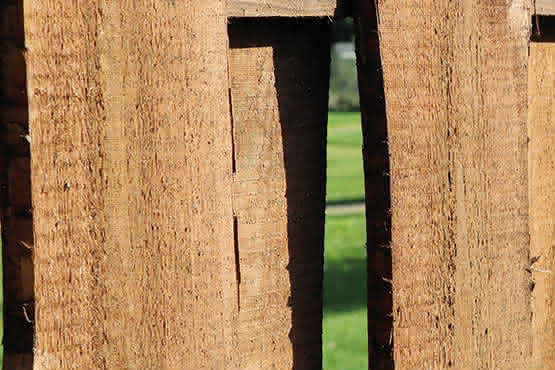 Sichtschutz Ponderosa Tür 100x180 cm KDI braun sägerau ca. 100 x 180 cm Tür | KDI braun sägerau