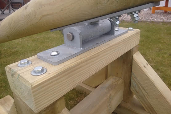 Holzbalken-Wippe Anton 4,00 m 