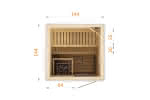 Sauna - rechteckig | Typ 1515W0 Typ 1515W0