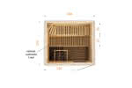 Sauna - rechteckig | Typ 2018W0 Typ 2018W0