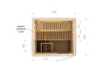 Sauna - rechteckig | Typ 2018W1 Typ 2018W1