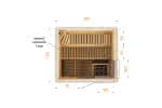 Sauna - rechteckig | Typ 2018W2 Typ 2018W2