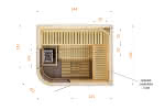 Sauna mit Rundeinstieg | Typ 2520RW2 Typ 2520RW2