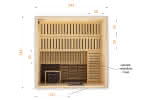 Sauna - rechteckig | Typ 2525W0 Typ 2525W0