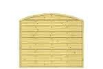 Bogendichtzaun Monegro 180x150/131 cm geschlossen KDI Struktur 180 x 150/131 cm geschlossen | KDI Struktur