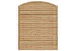 Bogendichtzaun Monegro 150x180/161 cm geschlossen Lärche naturbelassen 150 x 180/161 cm geschlossen | Lärche naturbelassen
