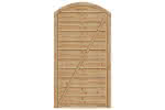 Bogendichtzaun Monegro 100x180/161 cm Tür Lärche naturbelassen 100 x 180/161 cm Tür | Lärche naturbelassen
