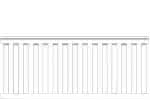 Vorgartenzaun Zaunelement | Fichte Grauweiß