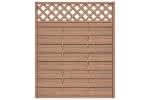 Dichtzaun Madras 150x180 cm mit Rankgitter Fichte hellbraun ca. 150 x 180 cm mit Rankgitter | Fichte Hellbraun