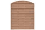 Bogendichtzaun Monegro 150x180/161 cm geschlossen Fichte hellbraun 150 x 180/161 cm geschlossen | Fichte hellbraun