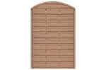 Bogendichtzaun Monegro 120x180/161 cm geschlossen Fichte hellbraun 120 x 180/161 cm geschlossen | Fichte hellbraun