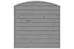 Bogendichtzaun Monegro 180x180/161 cm geschlossen Fichte Basaltgrau 180 x 180/161 cm geschlossen | Fichte Basaltgrau