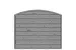 Bogendichtzaun Monegro 180x150/131 cm geschlossen Fichte Basaltgrau 180 x 150/131 cm geschlossen | Fichte Basaltgrau