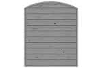 Bogendichtzaun Monegro 150x180/161 cm geschlossen Fichte Basaltgrau 150 x 180/161 cm geschlossen | Fichte Basaltgrau