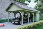 Carport Massivholz Meldorf | Breite: 405 cm 