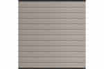 cWPC-Systemzaun Kingston One 178x183 cm Steingrau 178x183 cm Zaun | Steingrau