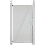 Joda® Easy weiß Sichtschutzzaun Kunststoff Tor ohne Beschlag 90x180 cm gerade, DIN rechts 90x180 cm Tür re