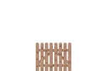 Frieslandzaun Pforte 100x80 cm, Fichte hellbraun 100 x 80 cm Pforte gerade | Fichte hellbraun