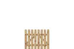 Staketenzaun Friesland 100x80 cm Pforte gerade Lärche naturbelassen 100 x 80 cm Pforte gerade | Lärche naturbelassen