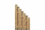 Sichtblende Huelva 90x152/74 cm Abschluss Lärche naturbelassen ca. 90 x 152/74 cm Abschluss | Lärche naturbelassen