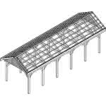 Malchow LD master 305x903 cm Lang (903 cm) | komplett | Fichte KVH natur