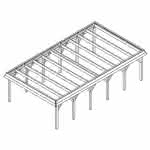 Glücksburg LO master 505x879 cm Lang (879 cm) | ohne Bedachung | Fichte KVH natur