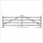 Weidezauntore Lärche/Douglasie 